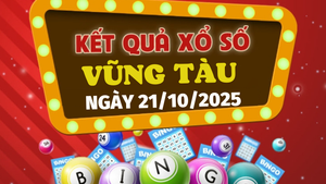 Trực tiếp kết quả xổ số Vũng Tàu hôm nay 21/10/2025 - XSVT 21/10