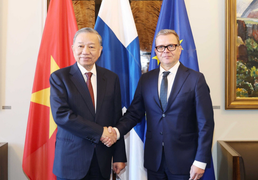 Tổng Bí thư Tô Lâm hội kiến Thủ tướng Phần Lan Petteri Orpo