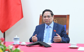 Thủ tướng Phạm Minh Chính điện đàm với Thủ tướng Thái Lan Anutin