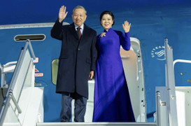 Tổng Bí thư Tô Lâm tới Helsinki bắt đầu các hoạt động thăm chính thức Phần Lan