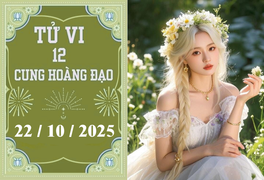 Tử vi 12 cung hoàng đạo ngày 22/10: Thiên Bình thăng tiến, Ma Kết êm đềm