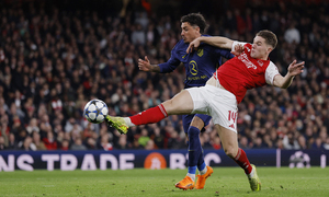 Gyokeres ghi cú đúp, Arsenal vùi dập Atletico Madrid trong 15 phút