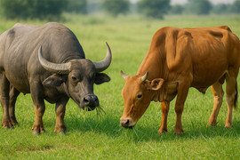 Vì sao trâu bò ăn cỏ mà vẫn to lớn, đầy cơ bắp?