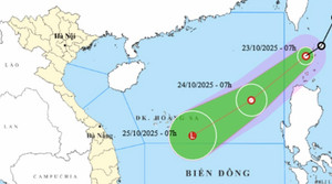 Không khí lạnh khiến bão số 12 tan, áp thấp nhiệt đới suy yếu nhanh