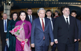 Tổng Bí thư Tô Lâm tới Sofia, bắt đầu chuyến thăm chính thức Bulgaria