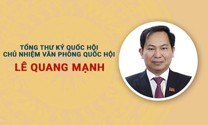 Chân dung Tổng Thư ký Quốc hội, Chủ nhiệm Văn phòng Quốc hội Lê Quang Mạnh