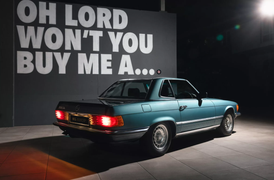 Chiếc siêu xe cổ Mercedes Benz 500 SL khiến giới sưu tầm sửng sốt