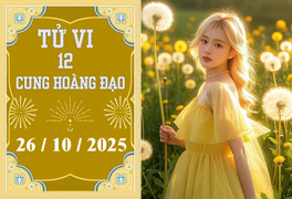 Tử vi 12 cung hoàng đạo ngày 26/10: Song Ngư gặp khó, Thiên Bình thận trọng