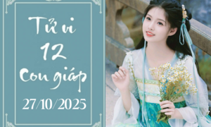Tử vi 12 con giáp hôm nay ngày 27/10/2025: Hợi phát tài, Tuất gặp quý nhân