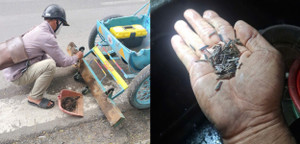 CSGT TP.HCM cảnh báo tái diễn nạn rải đinh trên quốc lộ 1K