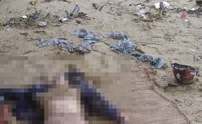 Thi thể người phụ nữ mặc áo mưa, đội mũ bảo hiểm trôi dạt vào bờ biển Đà Nẵng