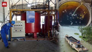 Biến nhớt đen thành dầu - thủ đoạn qua mặt nhà chức trách của công ty môi trường