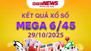 Vietlott 29/10 - Kết quả xổ số Vietlott hôm nay 29/10/2025 - Xổ số Mega 6/45