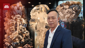 Khám phá dãy tượng đá quý gần trăm tỷ đồng tại Hội chợ Mùa Thu 2025