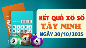 Trực tiếp kết quả xổ số Tây Ninh hôm nay 30/10/2025 - XSTN 30/10