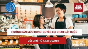 Hướng dẫn mức đóng, quyền lợi BHXH bắt buộc với chủ hộ kinh doanh