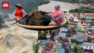 Quảng Ngãi: Lũ trên sông Trà Khúc vượt báo động 3 và tiếp tục lên nhanh