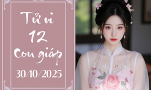 Tử vi 12 con giáp hôm nay ngày 30/10/2025: Mão rực rỡ, Tuất chững lại