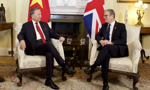 Tổng Bí thư Tô Lâm hội đàm với Thủ tướng Anh Keir Starmer