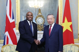 Tổng Bí thư Tô Lâm gặp Phó Thủ tướng Anh David Lammy