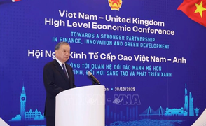 Tổng Bí thư Tô Lâm phát biểu tại Hội nghị Kinh tế cấp cao Việt Nam - Anh