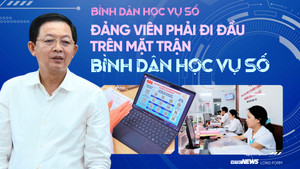 Đảng viên phải đi đầu trên mặt trận bình dân học vụ số