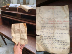 Bài kiểm tra 2 điểm giấu 28 năm, dân mạng gọi là 'báu vật tuổi học trò'