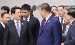 Chủ tịch nước Lương Cường gặp Tổng Bí thư, Chủ tịch nước Trung Quốc Tập Cận Bình