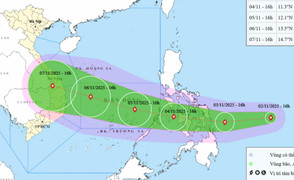 Bão Kalmaegi cấp 9 sắp đi vào Biển Đông, dự báo tăng cấp nhanh