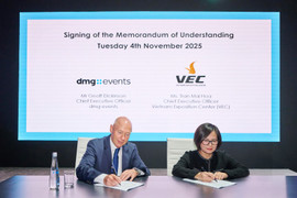 VEC và dmg events hợp tác ra mắt hội nghị - triển lãm toàn cầu
