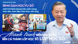 Hành trình biến nhà rông, bến cá thành lớp học số