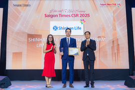 Shinhan Life Việt Nam nhận danh hiệu 'Doanh nghiệp vì cộng đồng'