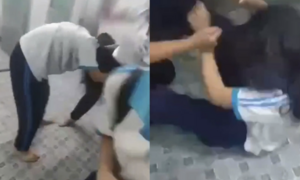 Thêm vụ nữ sinh lớp 8 ở TP.HCM đánh nhau trong nhà vệ sinh trường học