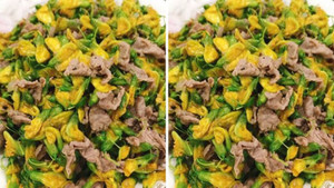 Cách làm bò xào bông điên điển thơm ngon