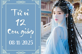 Tử vi 12 con giáp hôm nay ngày 8/11/2025: Tỵ vận xui, Ngọ thăng tiến