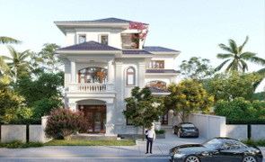 Những mẫu nhà mái Nhật 3 tầng được yêu thích hiện nay