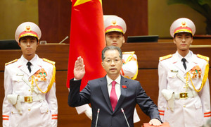 Lời tuyên thệ của tân Chánh án TAND Tối cao Nguyễn Văn Quảng trước Quốc hội