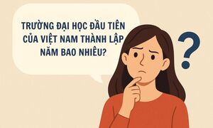 Trường đại học đầu tiên của Việt Nam thành lập năm bao nhiêu?