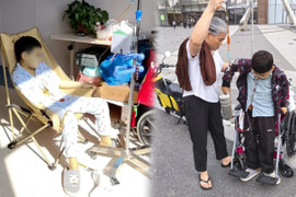 Sai sót của bác sỹ khiến cậu bé bị cắt gần hết hệ tiêu hóa, sống nhờ truyền dịch