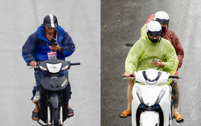 Tài xế vừa lái xe vừa dán mắt vào điện thoại, hiểm họa rình rập khắp phố Hà Nội