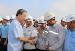Tổng Bí thư Tô Lâm kiểm tra Dự án sân bay Long Thành