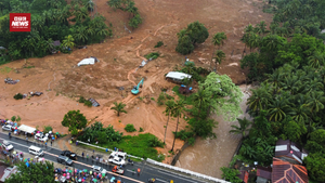 Đất trút ào ạt như thác ở xã miền núi Đà Nẵng, 3 người mất tích