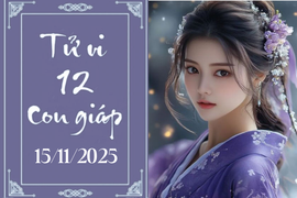 Tử vi 12 con giáp hôm nay ngày 15/11/2025: Tý thuận lợi, Dần tiến triển tốt