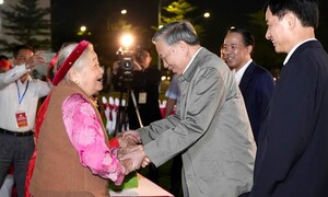 Tổng Bí thư Tô Lâm dự Ngày hội Đại đoàn kết phường Thượng Cát