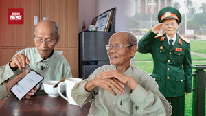 Thiếu tướng 97 tuổi chọn viện dưỡng lão, vẫn dùng smart phone mua hàng online
