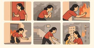 Cách thoát hiểm khi cháy nhà chung cư và 5 sai lầm nguy hiểm phải tránh