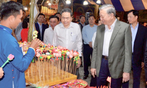 Tổng Bí thư, Chủ tịch Quốc hội dự Ngày hội đại đoàn kết toàn dân tộc