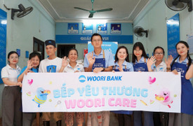 Woori Bank Việt Nam sẻ chia qua 'Bếp yêu thương Woori Care'