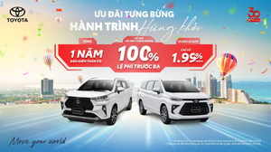 Veloz Cross khuyến mại đến 100% thuế trước bạ và 1 năm bảo hiểm
