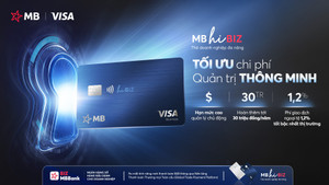 MB ra mắt thẻ doanh nghiệp thông minh MB Visa Hi BIZ mới